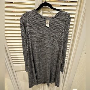 Gray and black striped dress from Gap. Size S.